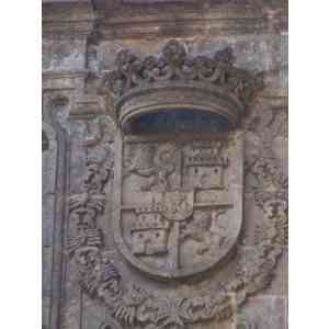 Escudo de la Corona de Castilla en la Catedral de Santiago de Compostela